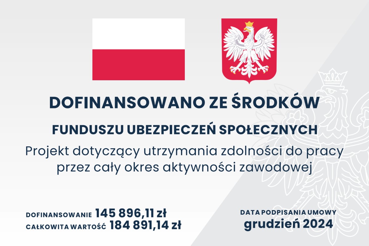 Tablica informacyjna Funduszu Ubezpieczeń Społecznych